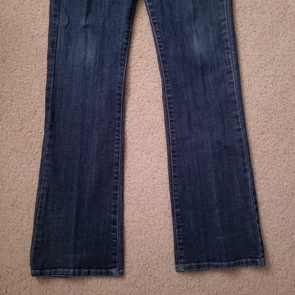 Lee Dark Wash Slender Waist Sequin Bootcut Jeans - Picture 3 of 14